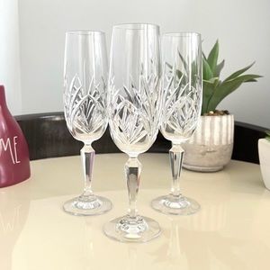 Crystal Champaign Flutes